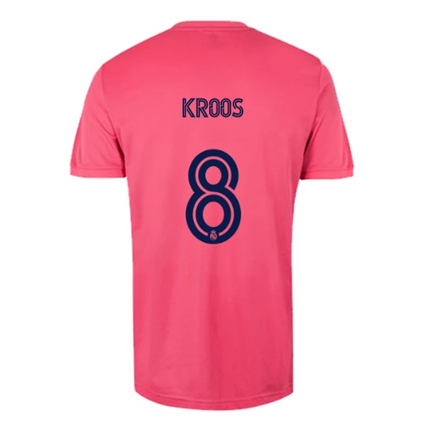 Maglia Real Madrid Away NO.8 Kroos 20/21 Rosa